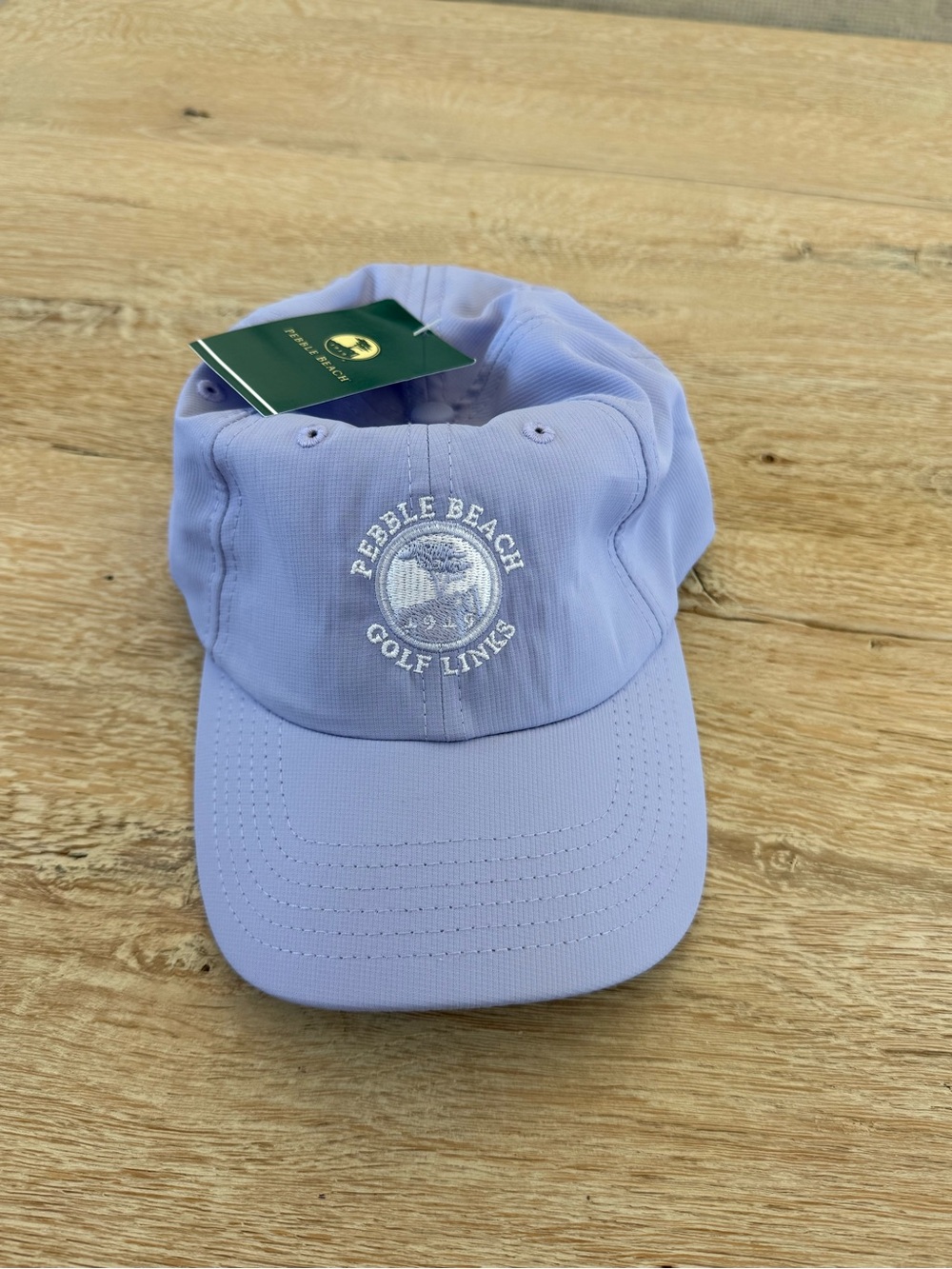 Pebble Beach Lavender Embroidered Golf Cap